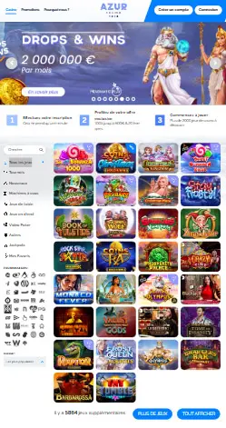l'application et interface GxBet Casino