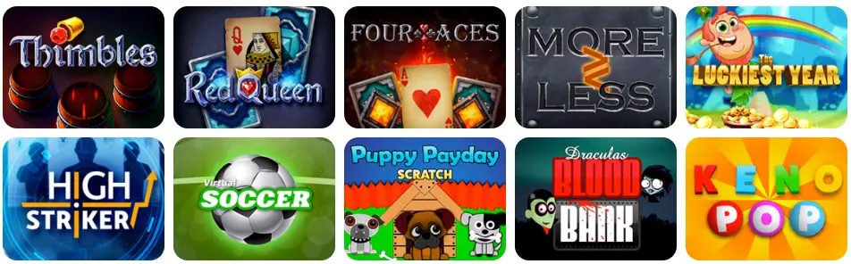 Jeux en ligne GxBet Casino