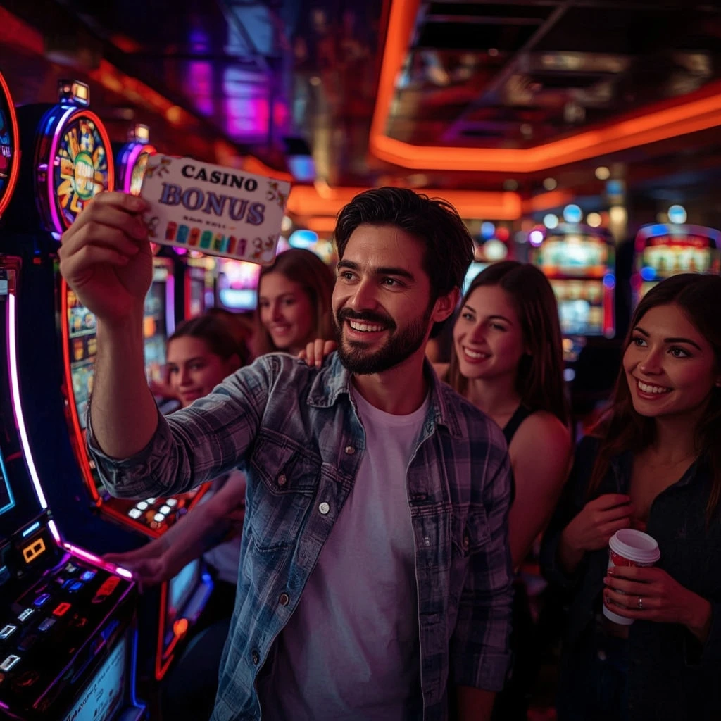 une personne tenant un bonus de casino GxBet Casino
