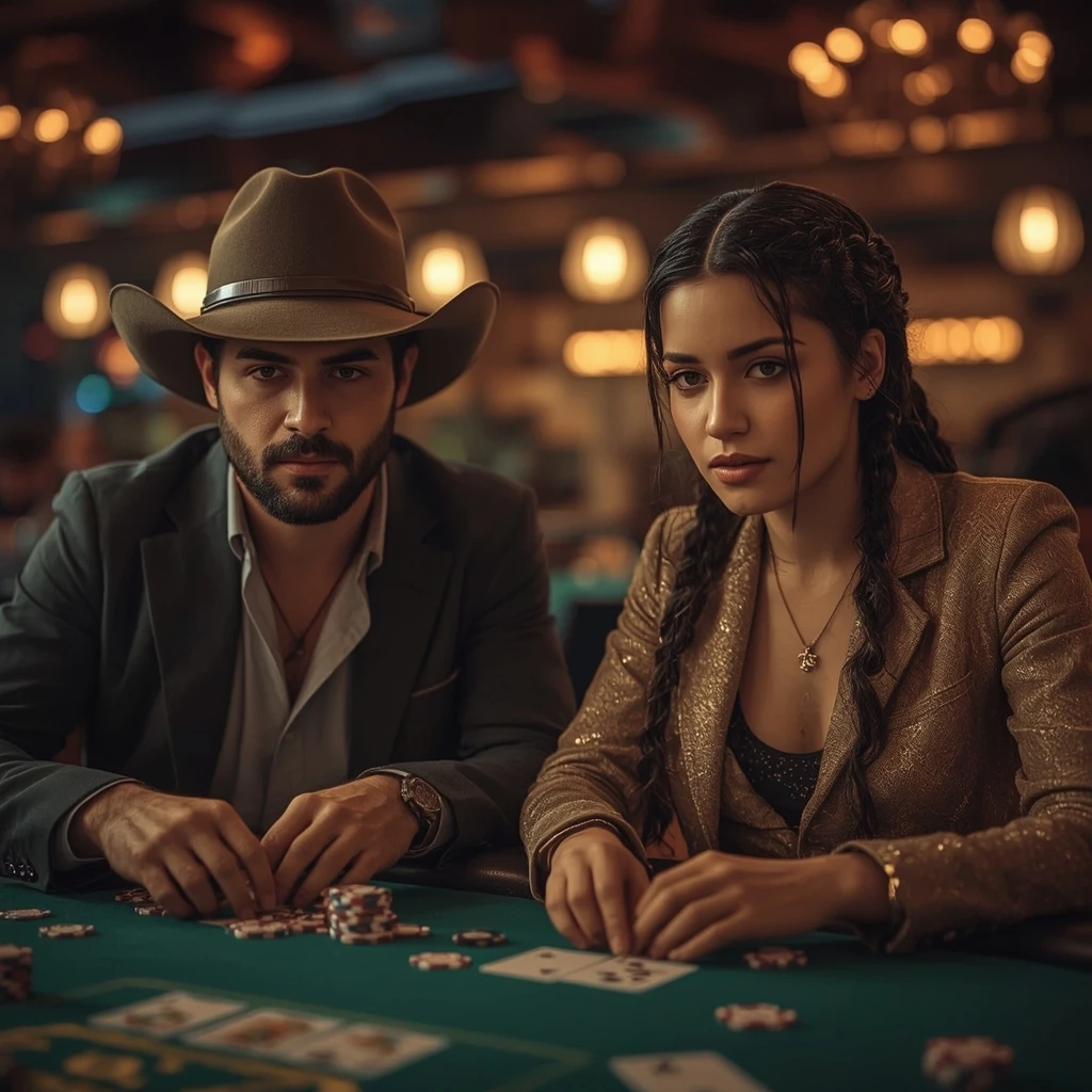 photo de deux joueurs de poker GxBet Casino